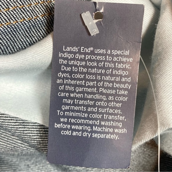 Lands End Square Rigger Mens Traditional Fit Jeans Size 52T x 30 Blue NWT - Picture 11 of 16